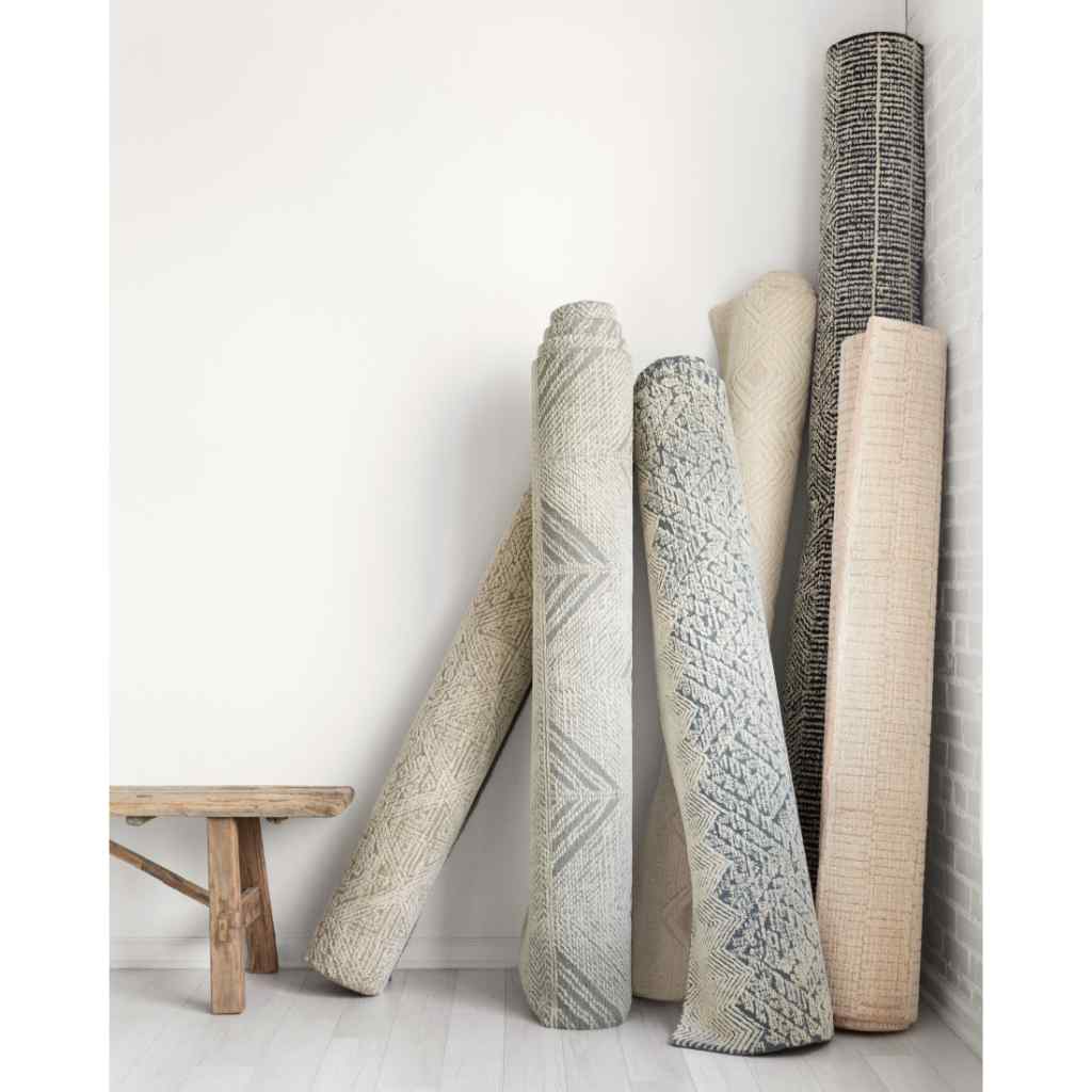 Loloi Kopa Collection Cream / Ivory Rug KO-04 Cream / Ivory / 18" x 18" Sample