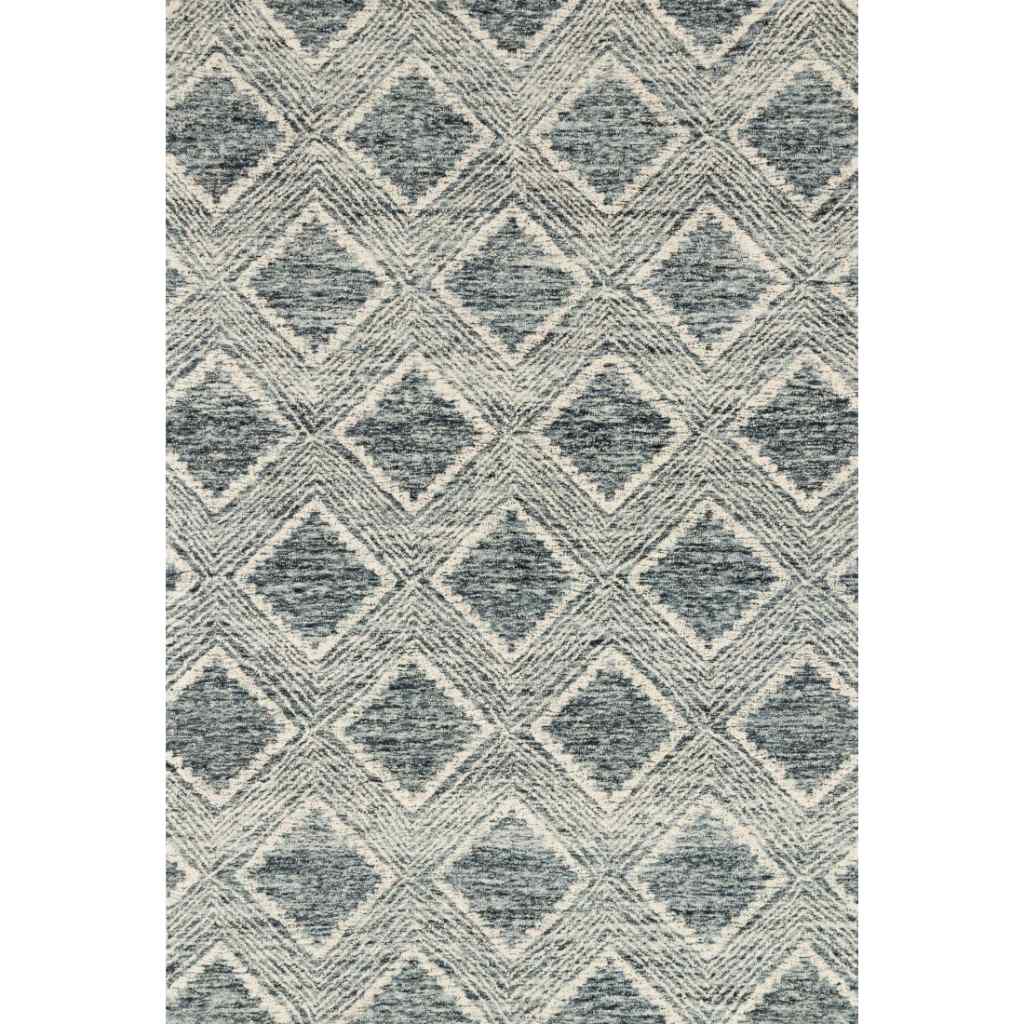 Loloi Kopa Collection Ink / Ivory Rug KO-07 Ink / Ivory / 9'-3" x 13'