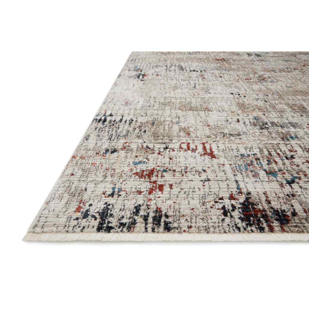Loloi Leigh Collection Ivory / Multi Rug LEI-06 Ivory / Multi / 18" x 18" Sample