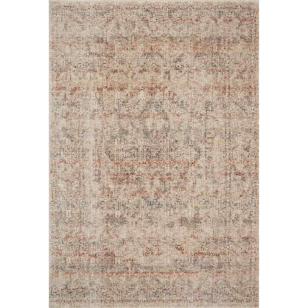 Loloi Lourdes Collection Ivory / Spice Rug LOU-04 Ivory / Spice / 11'-6" x 15'-7"