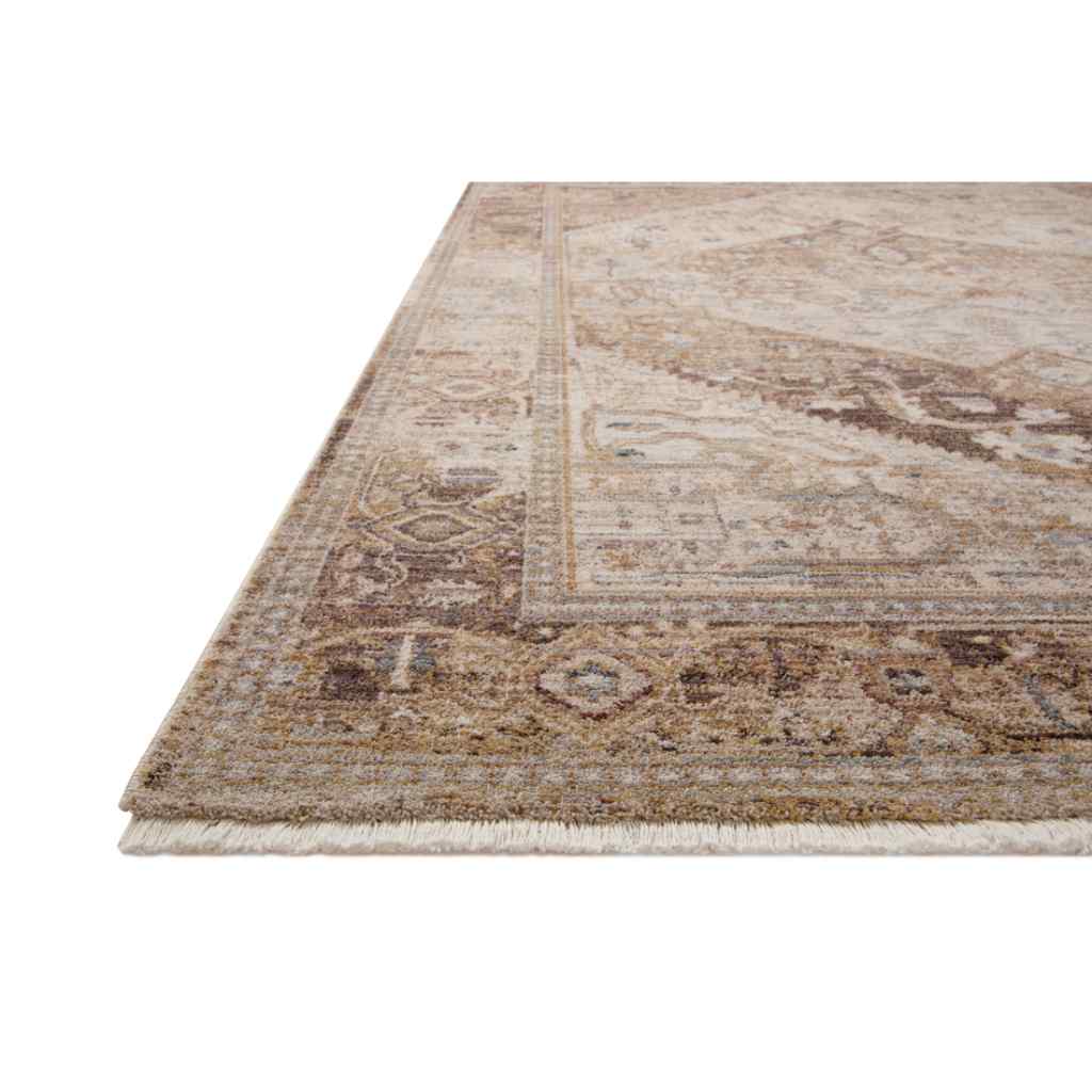 Loloi Lyra Collection Natural / Mocha Rug LYR-07 Natural / Mocha / 18" x 18" Sample