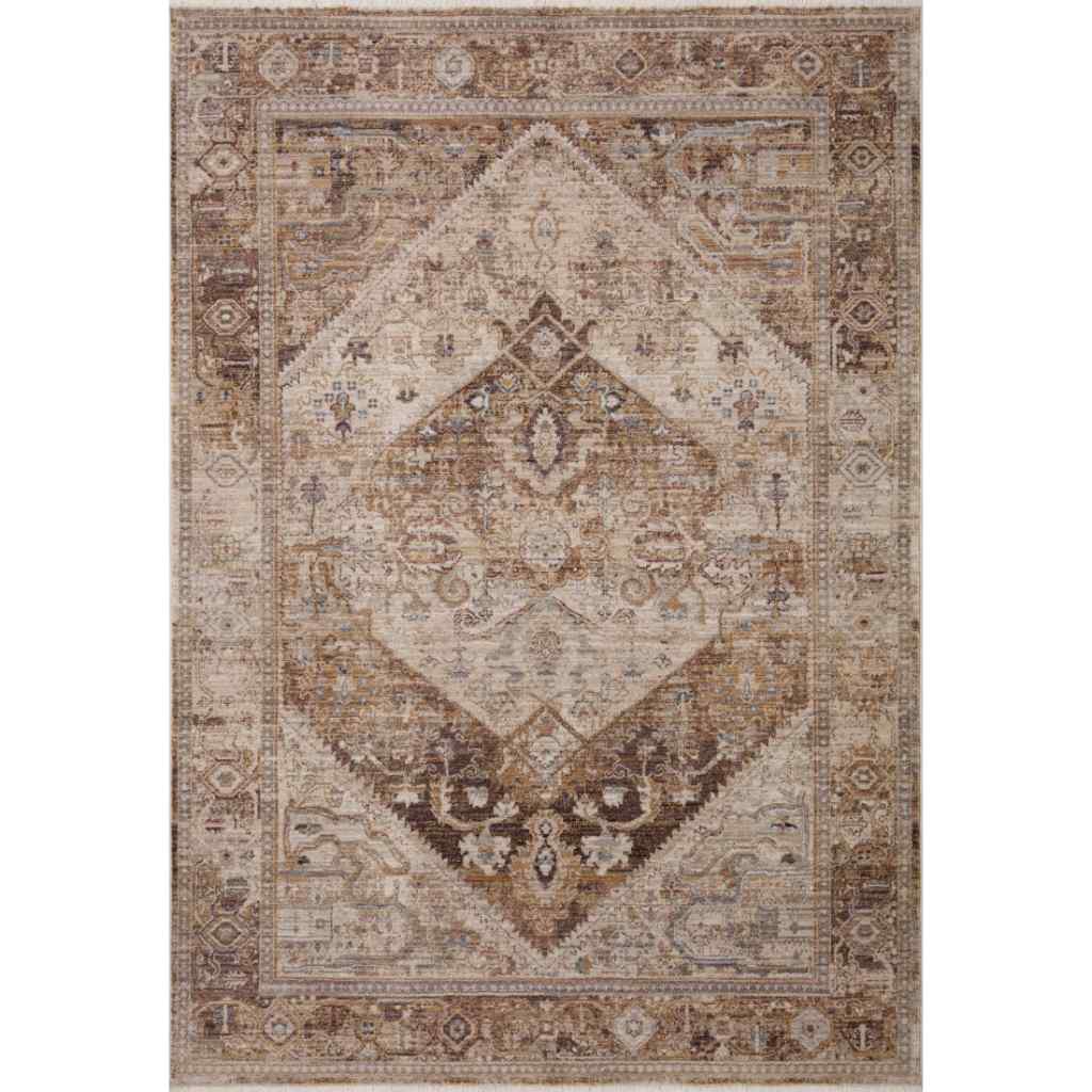 Loloi Lyra Collection Natural / Mocha Rug LYR-07 Natural / Mocha / 11'-6" x 15'-7"