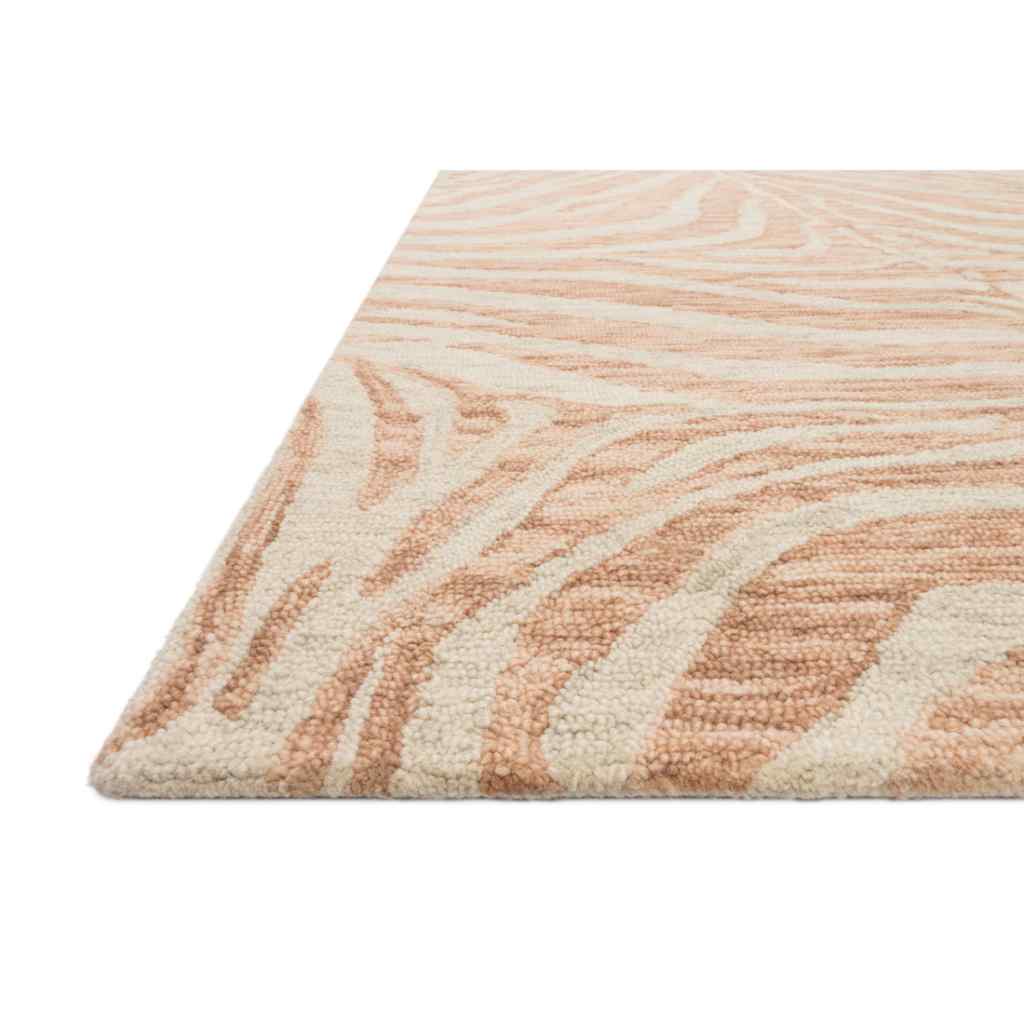 Loloi Masai Collection Blush / Ivory Rug MAS-01 Blush / Ivory / 18" x 18" Sample