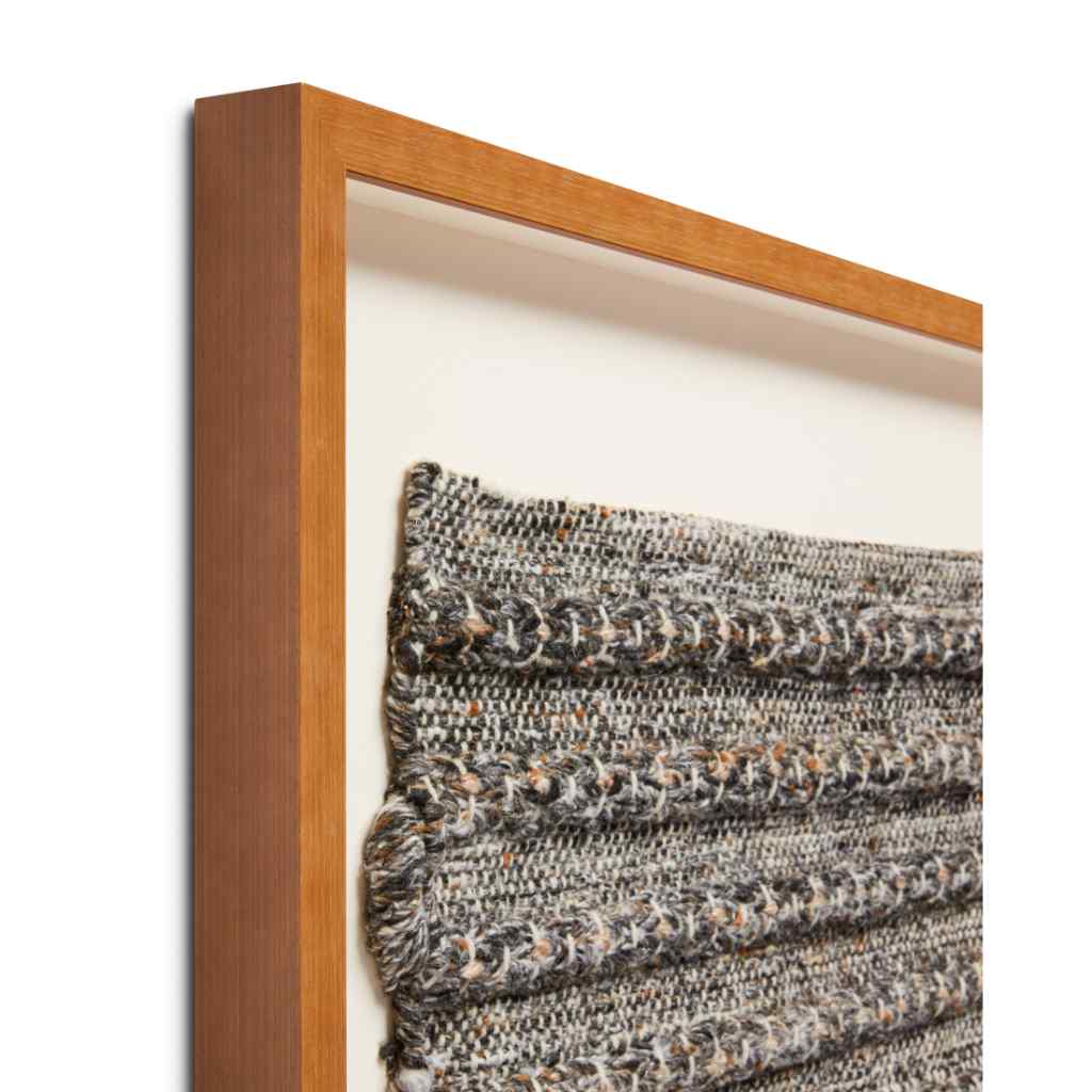 Loloi Meander Collection Grey / Ivory Wall Art MEADR Grey / Ivory / 2'-4" x 2'-4" Wall Art