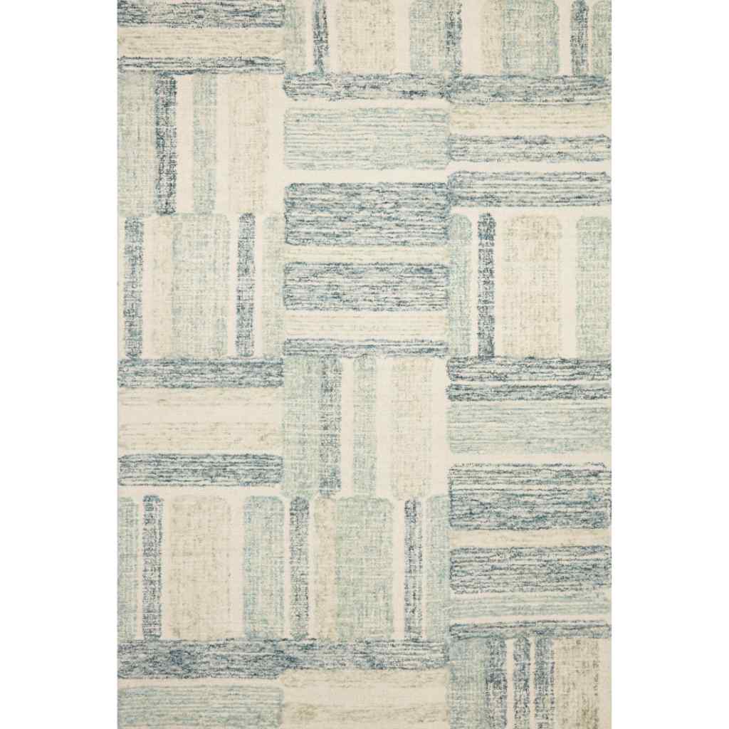 Loloi Milo Collection Aqua / Denim Rug MLO-04 Aqua / Denim / 9'-3" x 13'