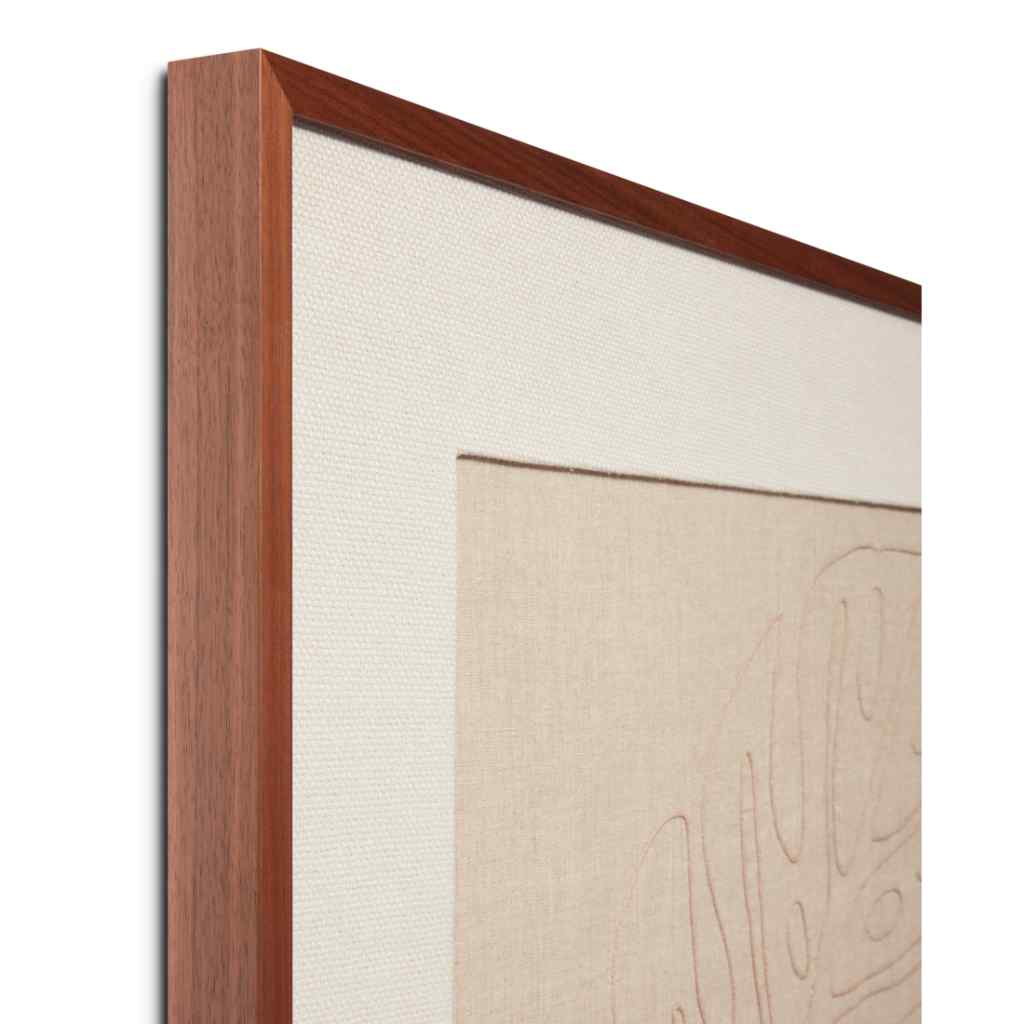 Loloi Monstera Collection Natural / Beige Wall Art MONST Natural / Beige / 1'-8" x 1'-8" Wall Art