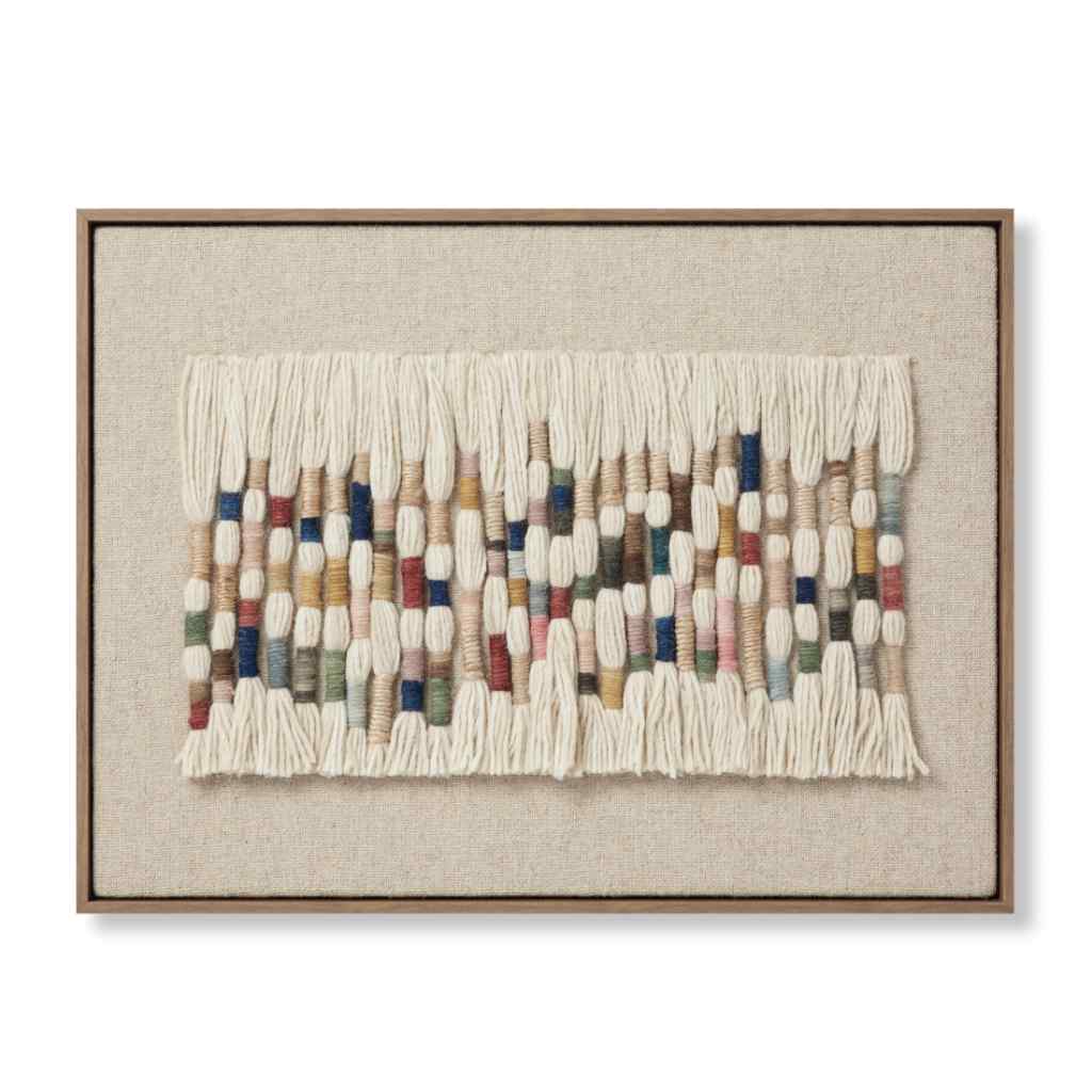 Loloi New Approach Collection Multi Wall Art NEWAP Multi / 3' x 2'-3" Wall Art