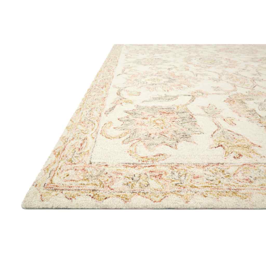 Loloi Norabel Collection Ivory / Blush Rug NOR-04 Ivory / Blush / 18" x 18" Sample