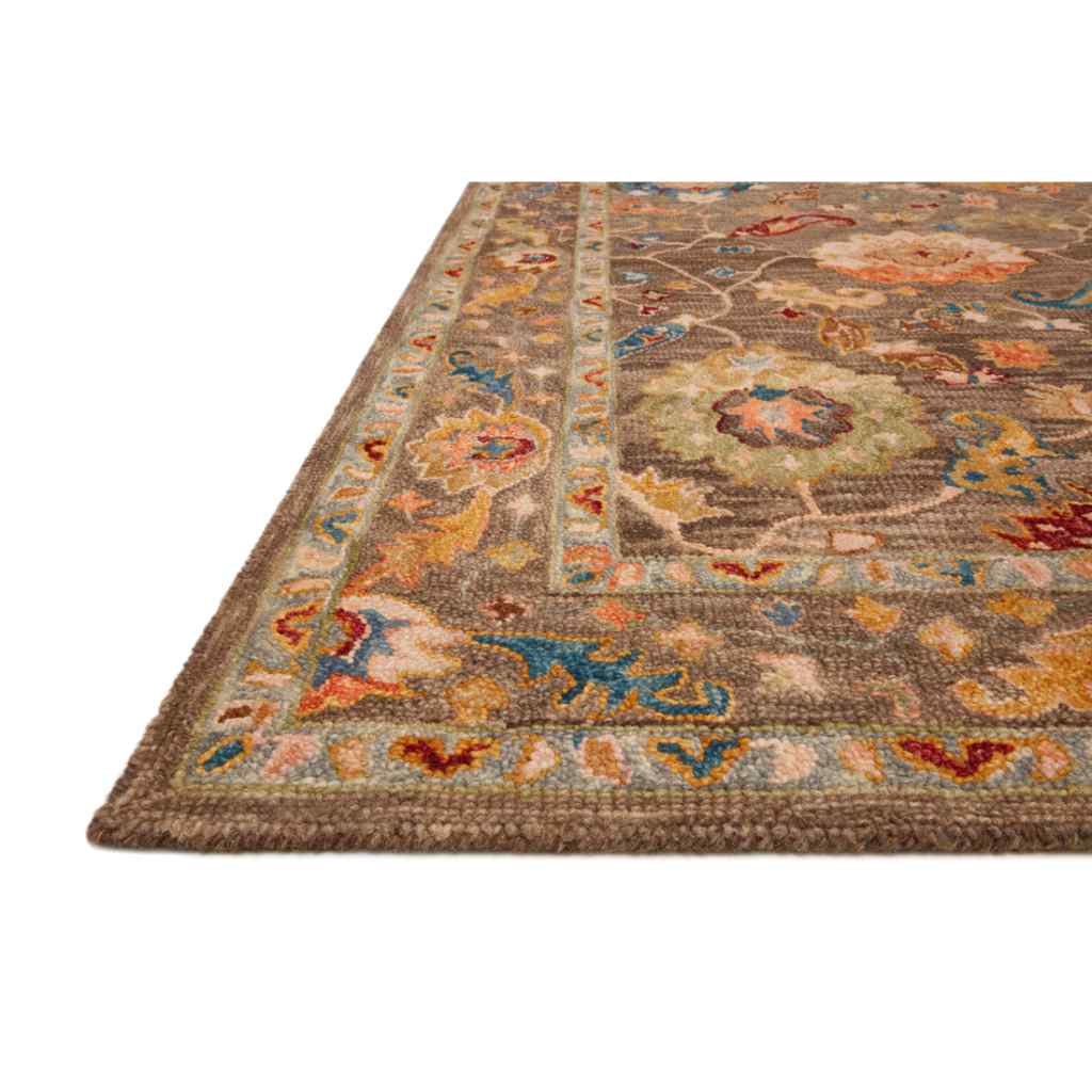 Loloi Padma Collection Charcoal / Multi Rug PMA-01 Charcoal / Multi / 18" x 18" Sample