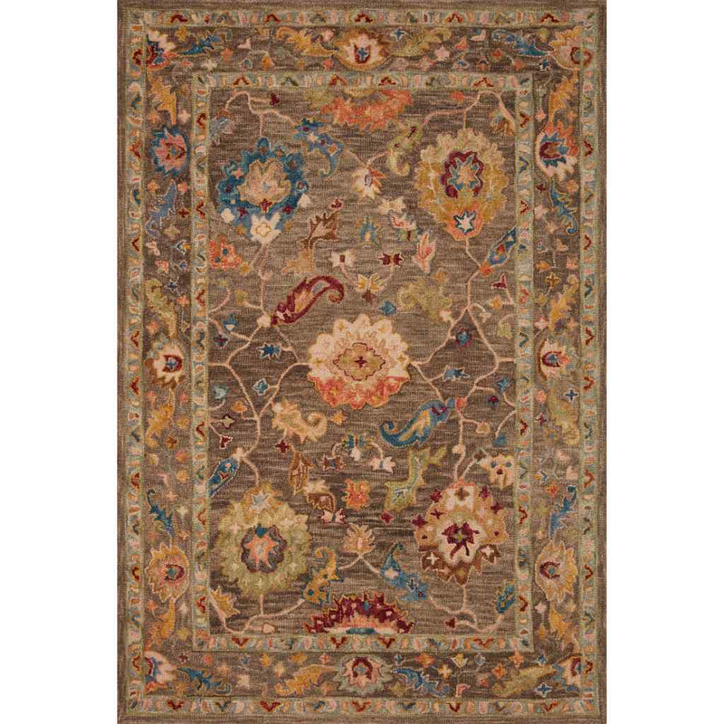 Loloi Padma Collection Charcoal / Multi Rug PMA-01 Charcoal / Multi / 8'-6" x 12'