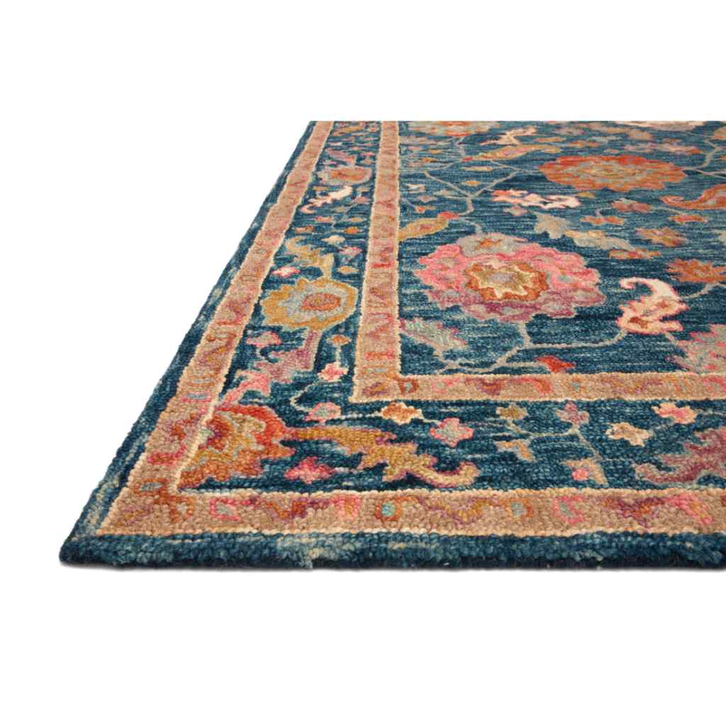 Loloi Padma Collection Marine / Multi Rug PMA-01 Marine / Multi / 18" x 18" Sample