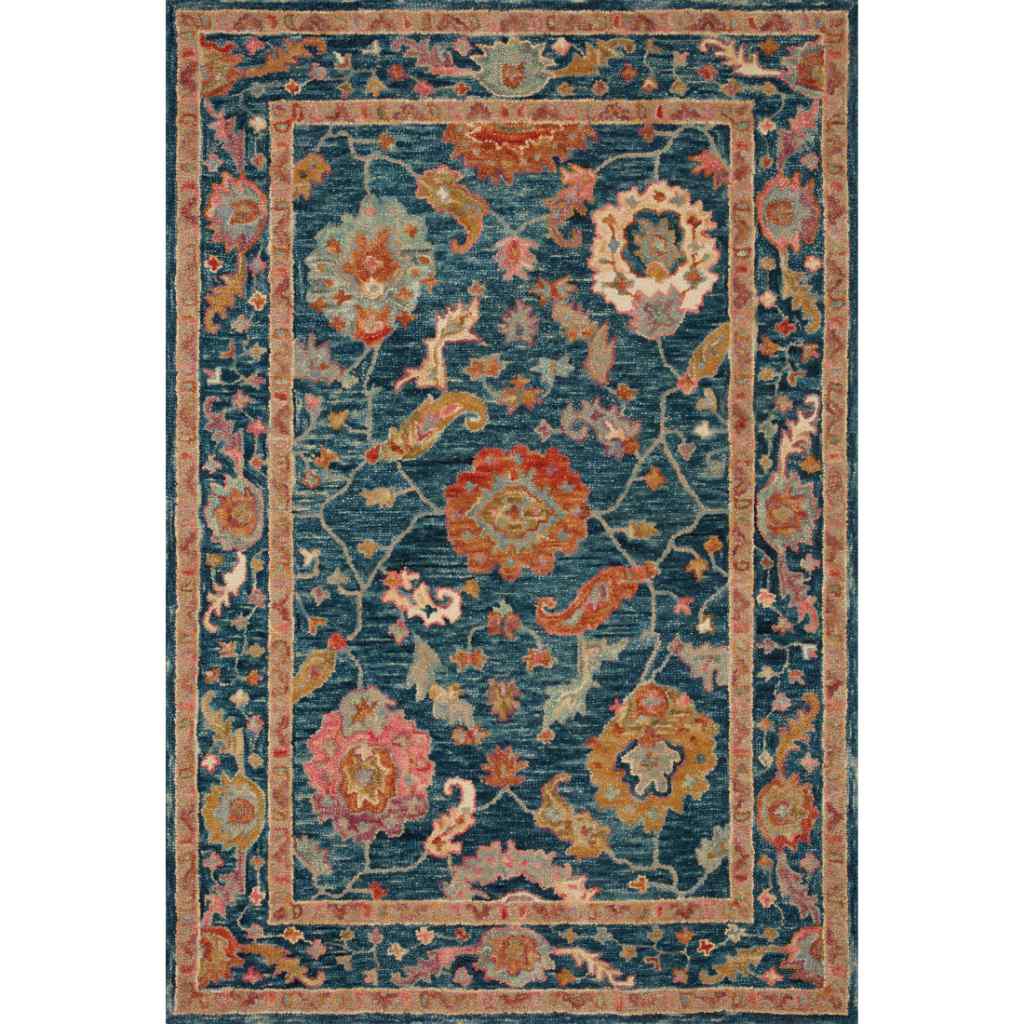 Loloi Padma Collection Marine / Multi Rug PMA-01 Marine / Multi / 8'-6" x 12'