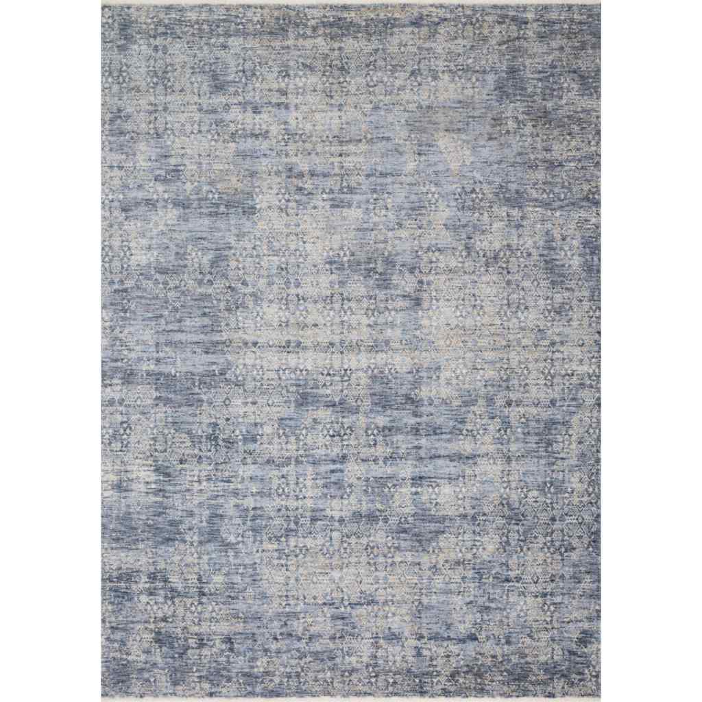 Loloi Pandora Collection Dark Blue Rug PAN-03 Dark Blue / 18" x 18" Sample