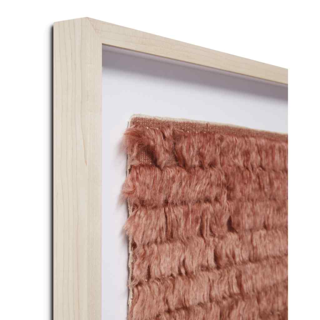 Loloi Penny Lane Collection Pink / Ivory Wall Art PENNX Pink / Ivory / 2'-10" x 2'-10" Wall Art