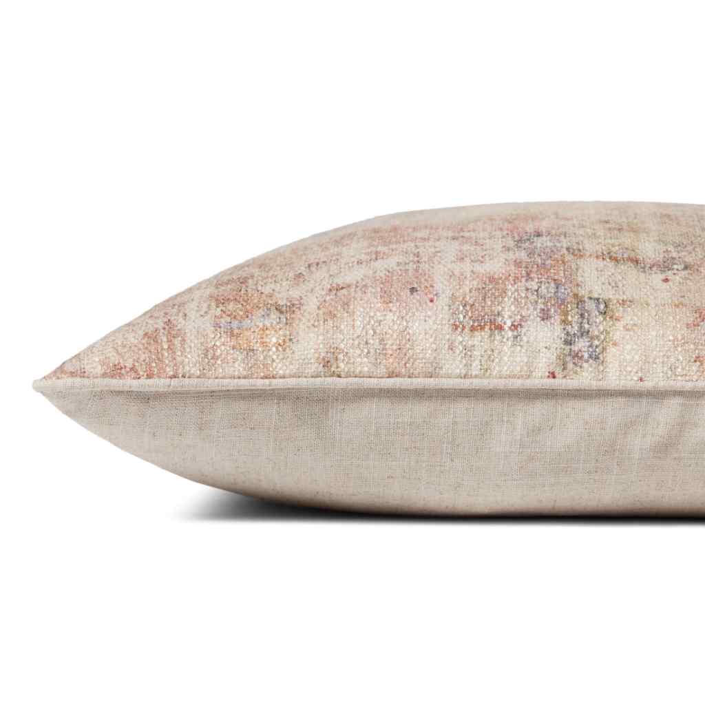 Loloi Pillows Collection Beige / Multi Pillow PLL0011 Beige / Multi / 22" x 22" Cover w/Down Insert