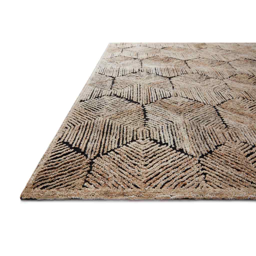 Loloi Prescott Collection Beige Rug PRE-02 Beige / 18" x 18" Sample