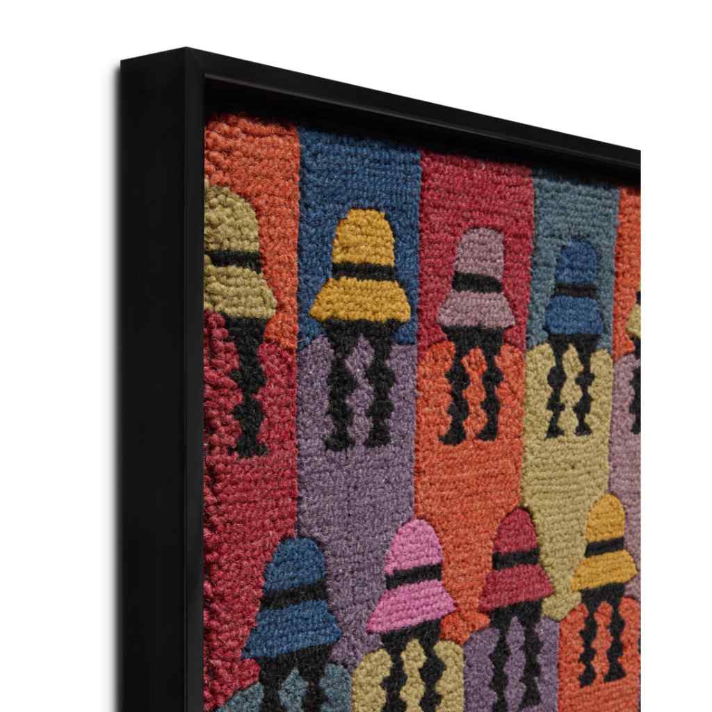 Loloi Puno Ladies Collection Multi / Black Wall Art PUNOL Multi / Black / 3'-7" x 2'-9" Wall Art