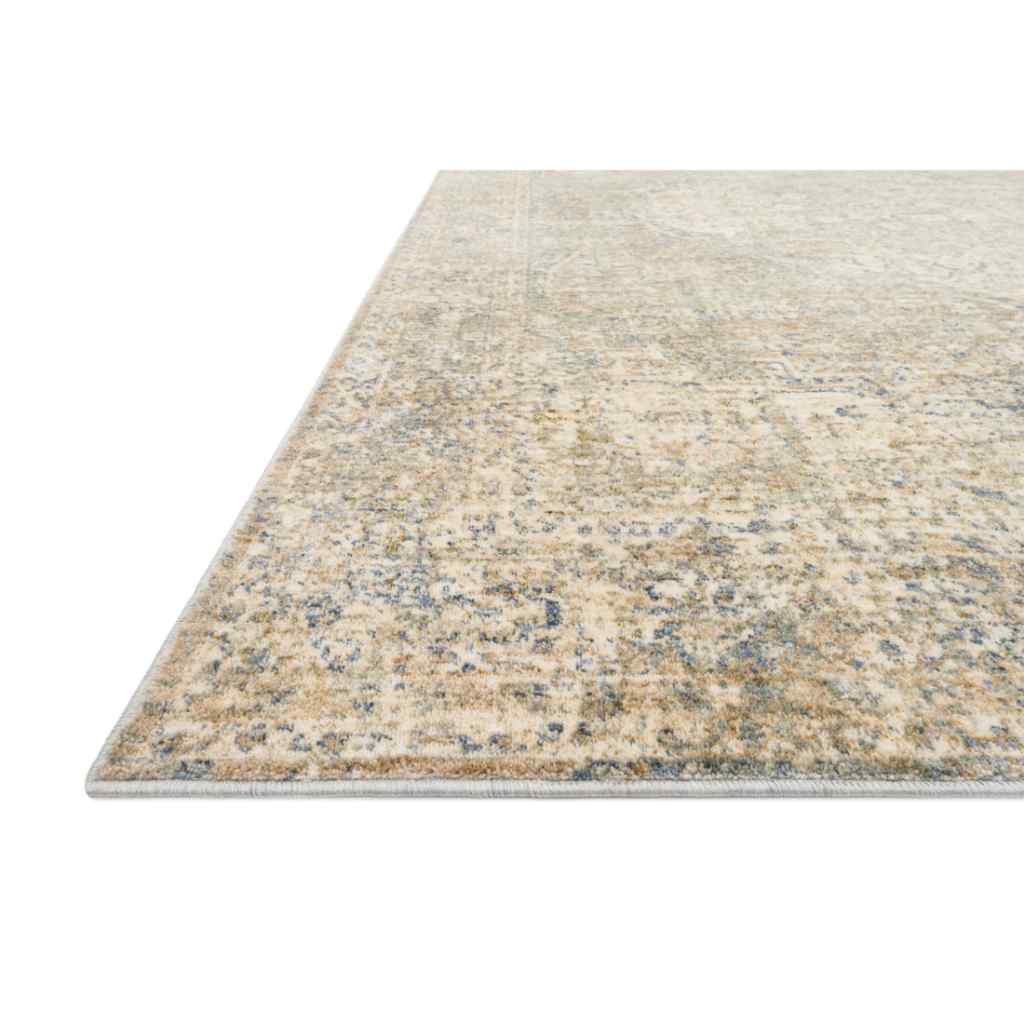 Loloi Revere Collection Granite / Blue Rug REV-08 Granite / Blue / 18" x 18" Sample