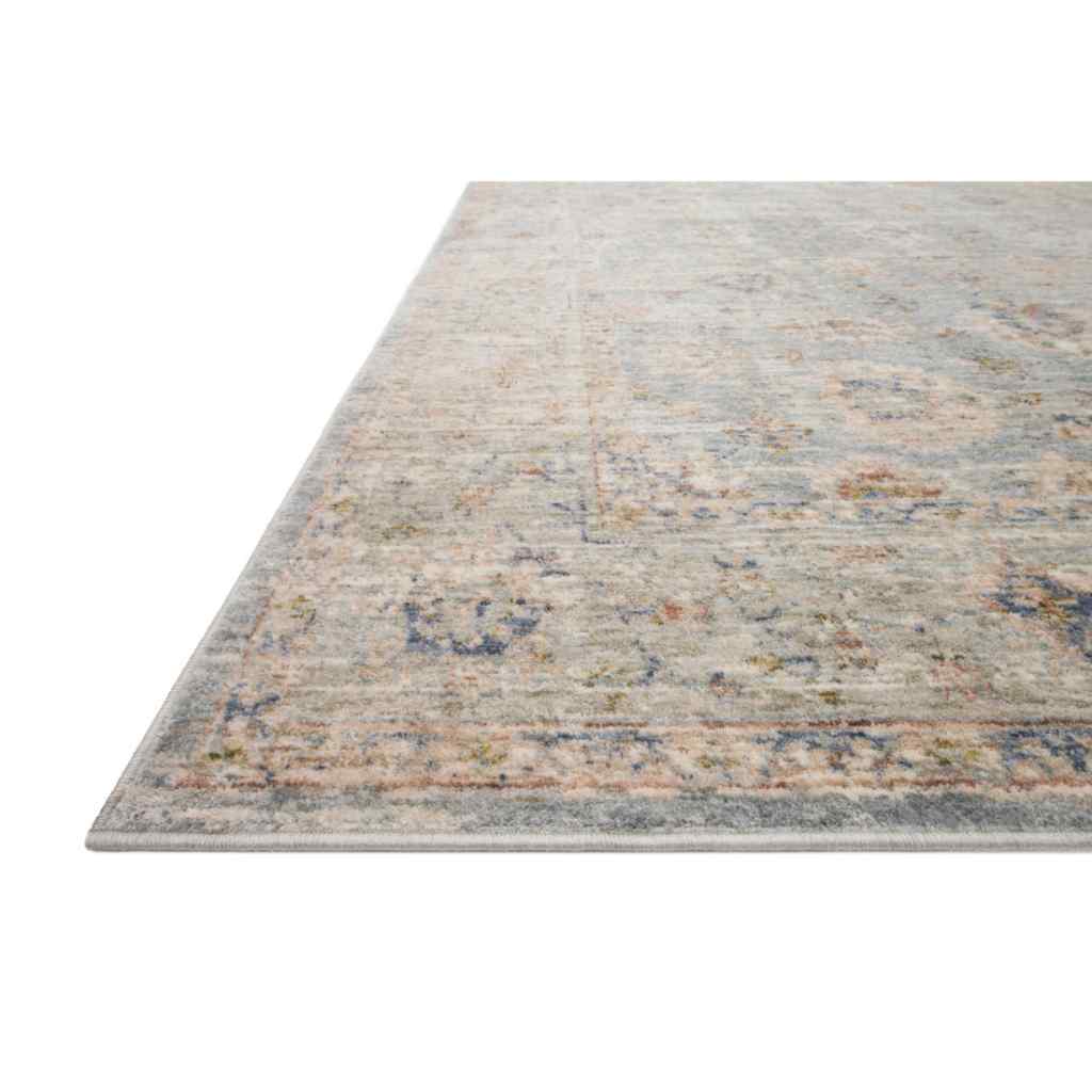 Loloi Revere Collection Light Blue / Multi Rug REV-09 Light Blue / Multi / 18" x 18" Sample