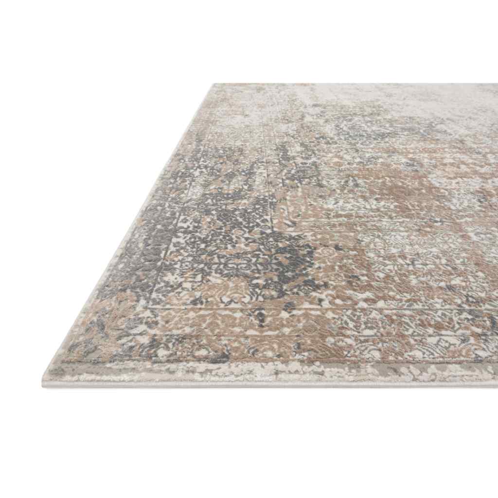 Loloi Sienne Collection Ivory / Pebble Rug SIE-01 Ivory / Pebble / 18" x 18" Sample