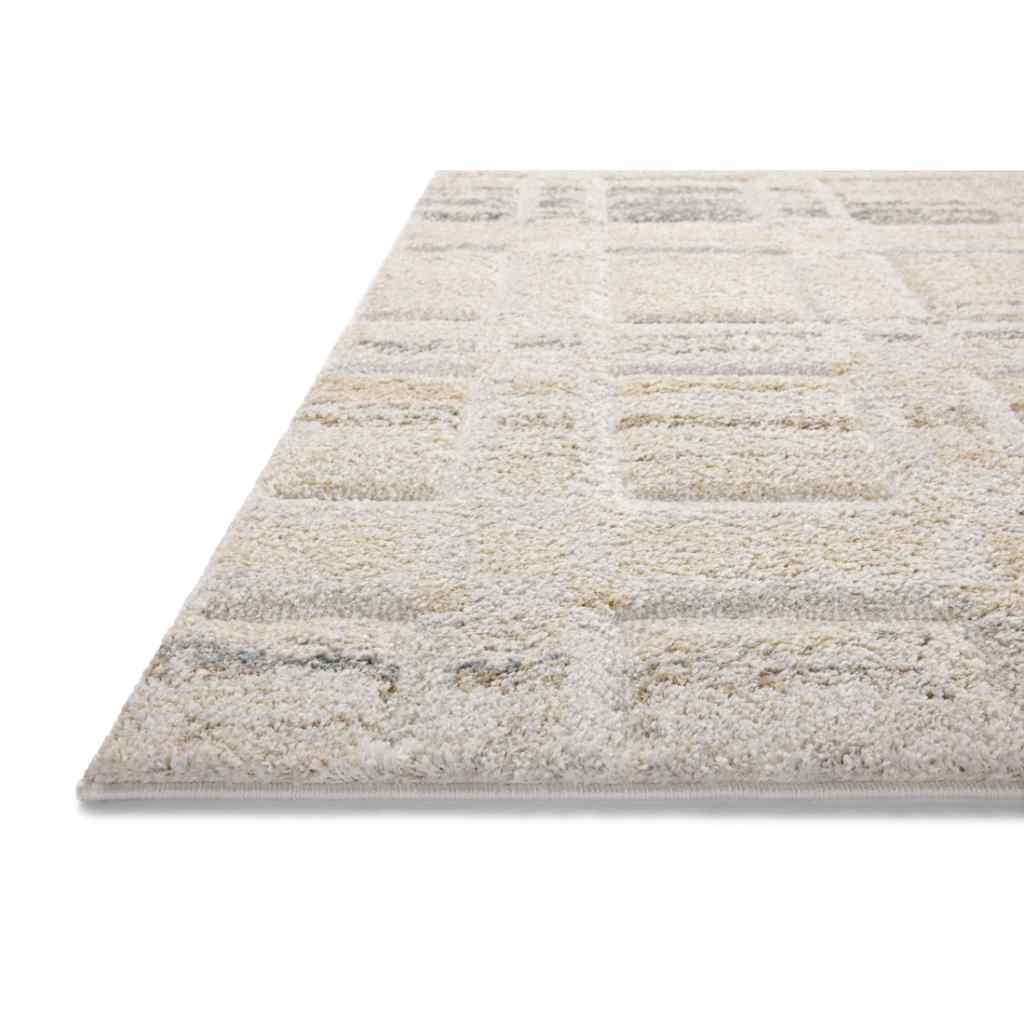Loloi Silas Collection Bone / Multi Rug SLA-04 Bone / Multi / 18" x 18" Sample