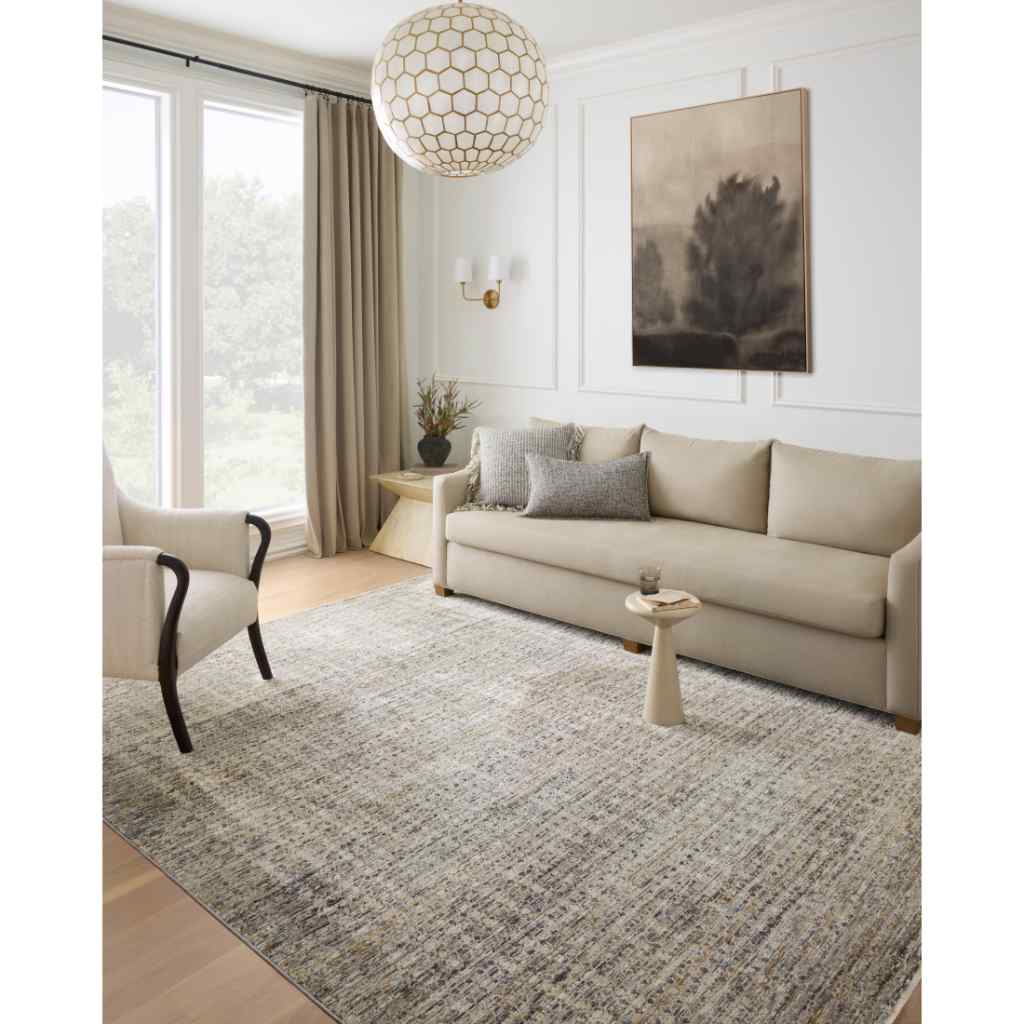 Loloi Soho Collection Charcoal / Multi Rug SOH-05 Charcoal / Multi / 18" x 18" Sample