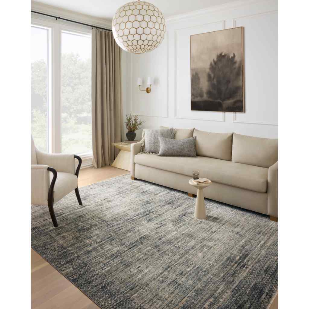 Loloi Soho Collection Multi / Slate Rug SOH-06 Multi / Slate / 18" x 18" Sample