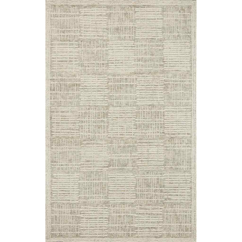 Loloi Tallulah Collection Mist / Ivory Rug TLL-02 Mist / Ivory / 18" x 18" Sample