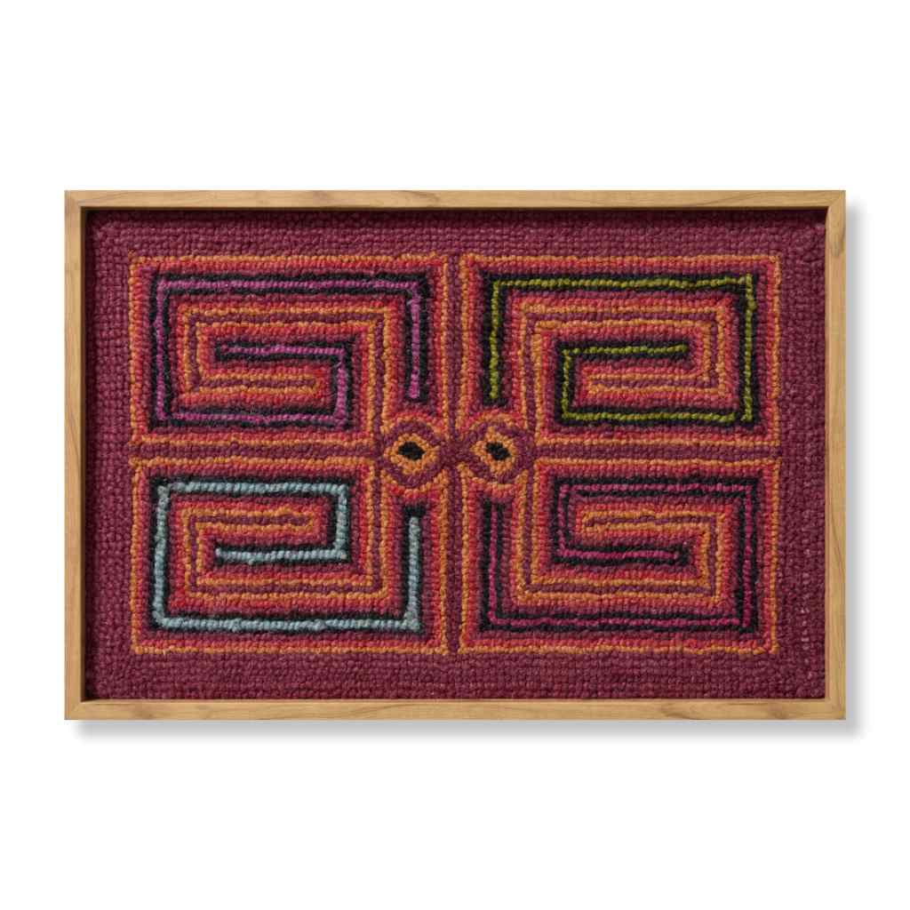 Loloi Tatacoa Collection Red / Multi Wall Art TATAC Red / Multi / 2'-2" x 1'-6" Wall Art