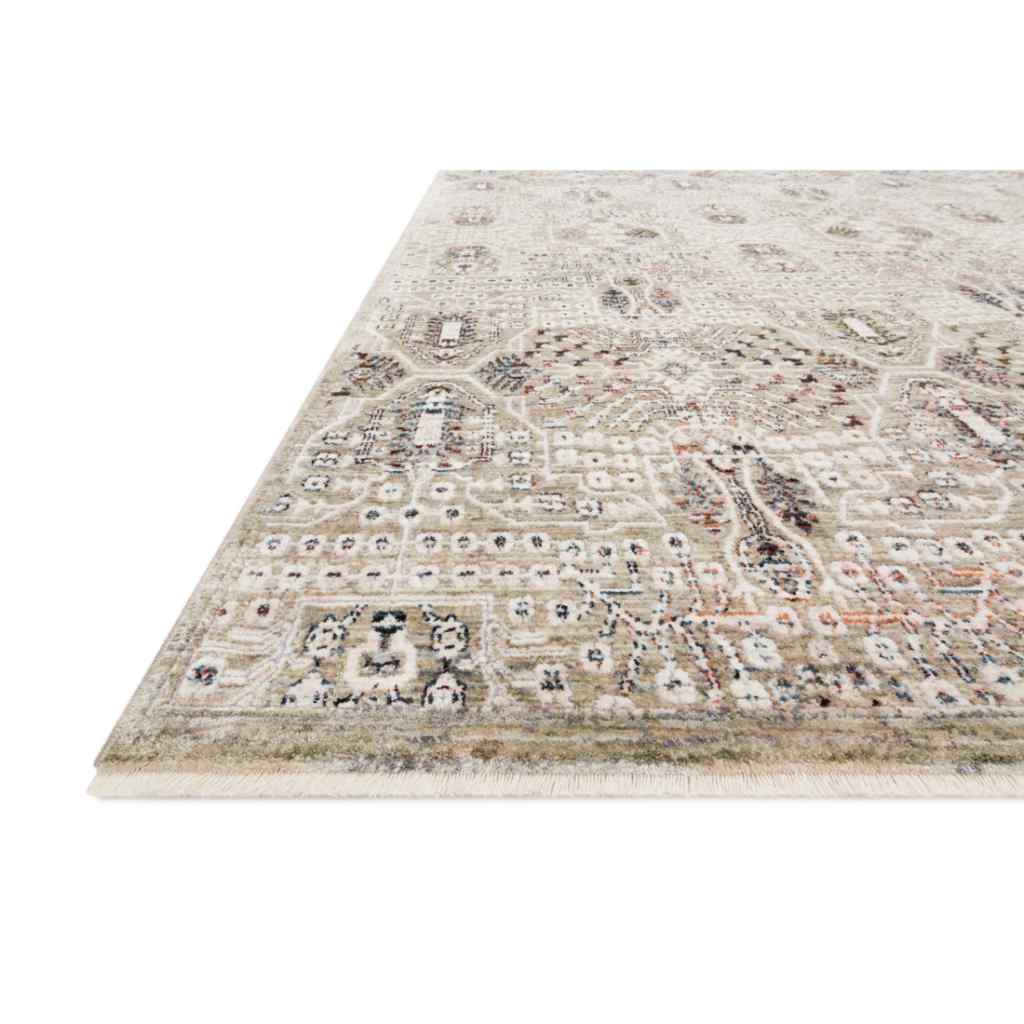 Loloi Theia Collection Granite / Ivory Rug THE-06 Granite / Ivory / 18" x 18" Sample