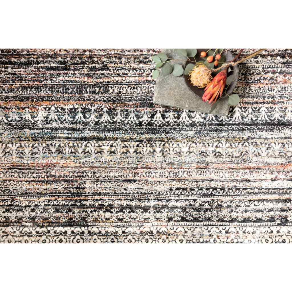 Loloi Theia Collection Grey / Multi Rug THE-08 Grey / Multi / 18" x 18" Sample