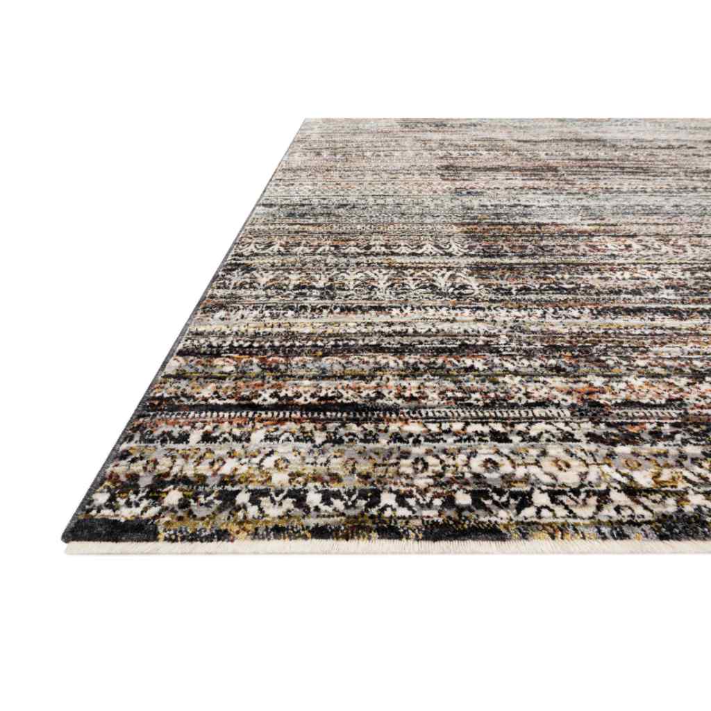 Loloi Theia Collection Grey / Multi Rug THE-08 Grey / Multi / 18" x 18" Sample