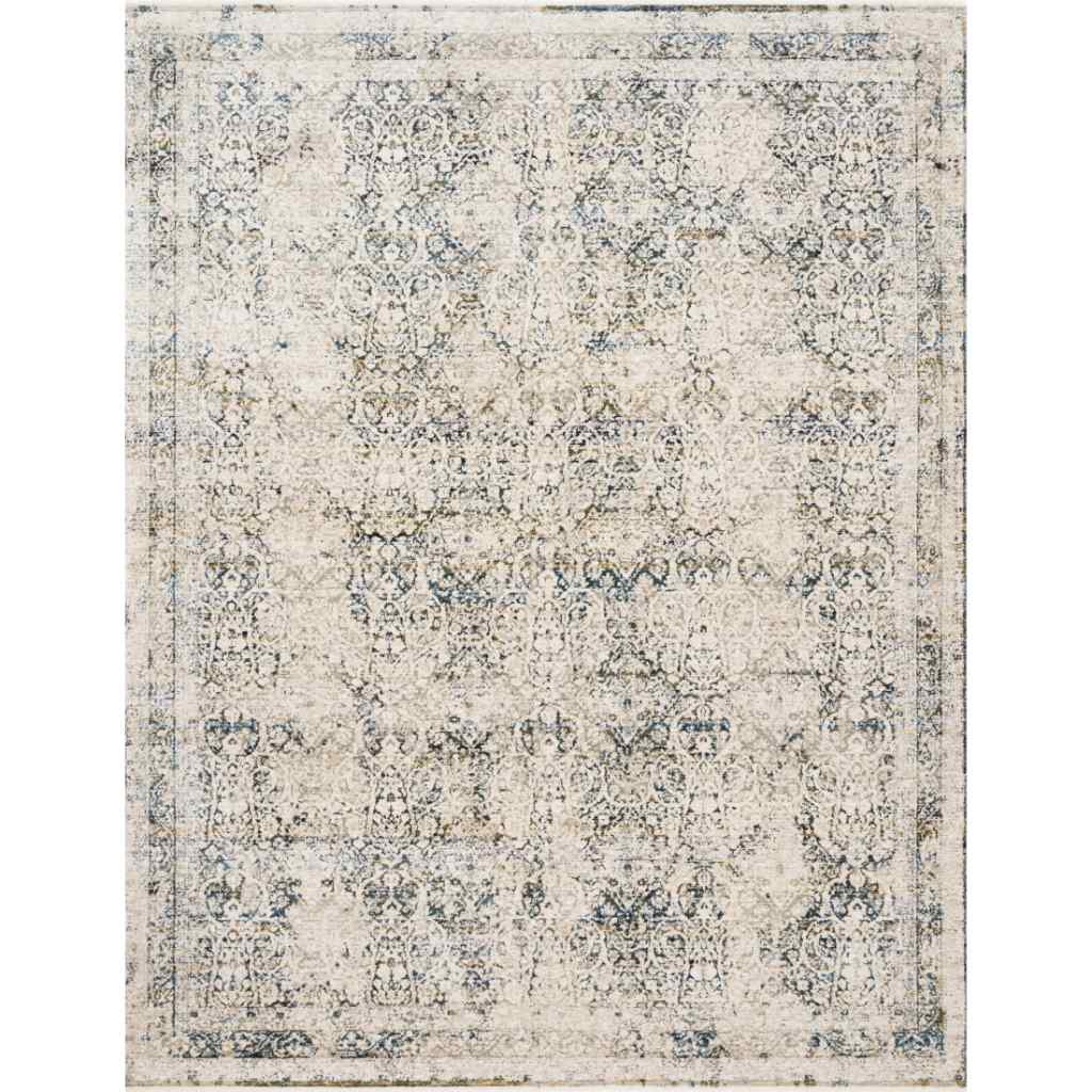 Loloi Theia Collection Natural / Ocean Rug THE-01 Natural / Ocean / 11'-6" x 16'