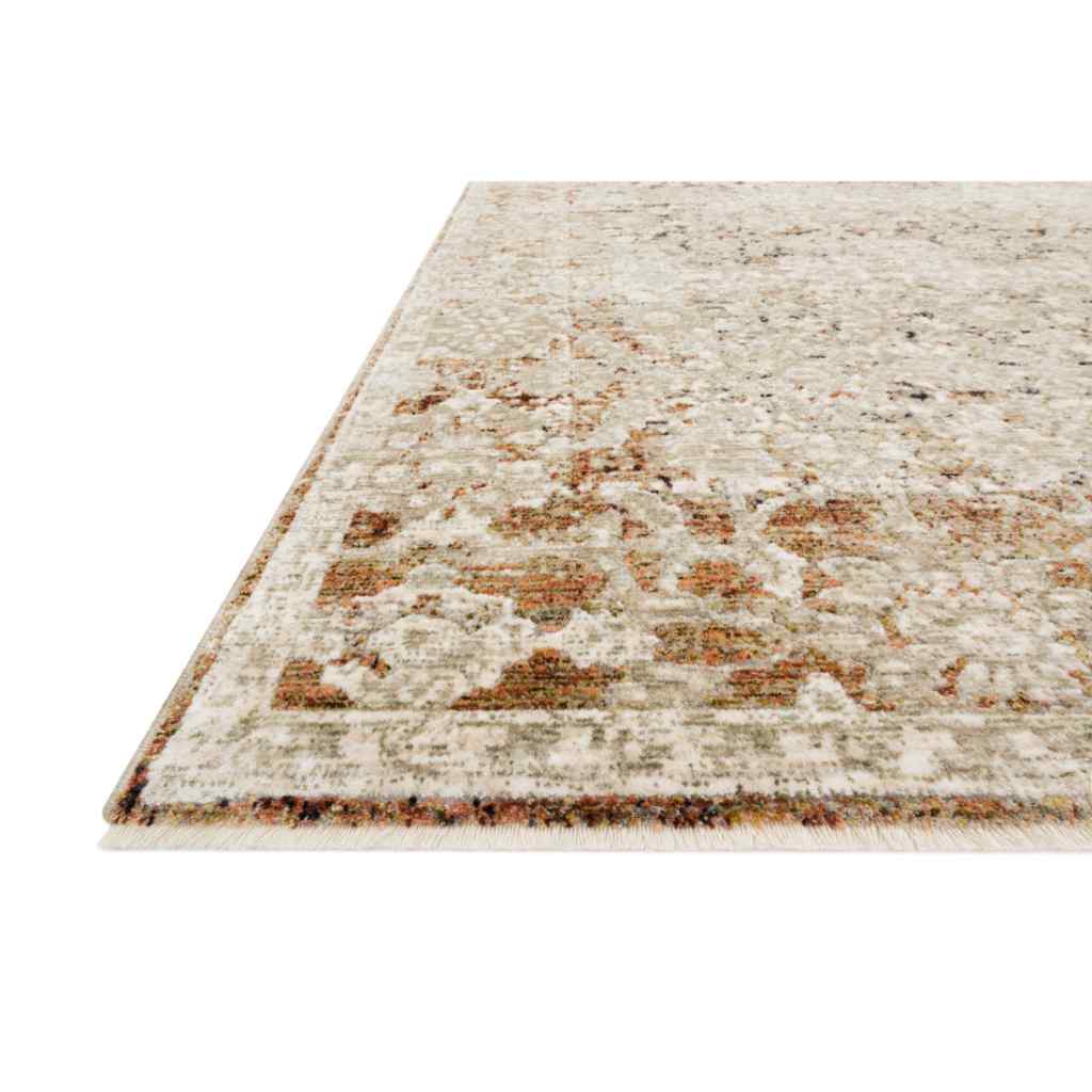 Loloi Theia Collection Natural / Rust Rug THE-07 Natural / Rust / 18" x 18" Sample