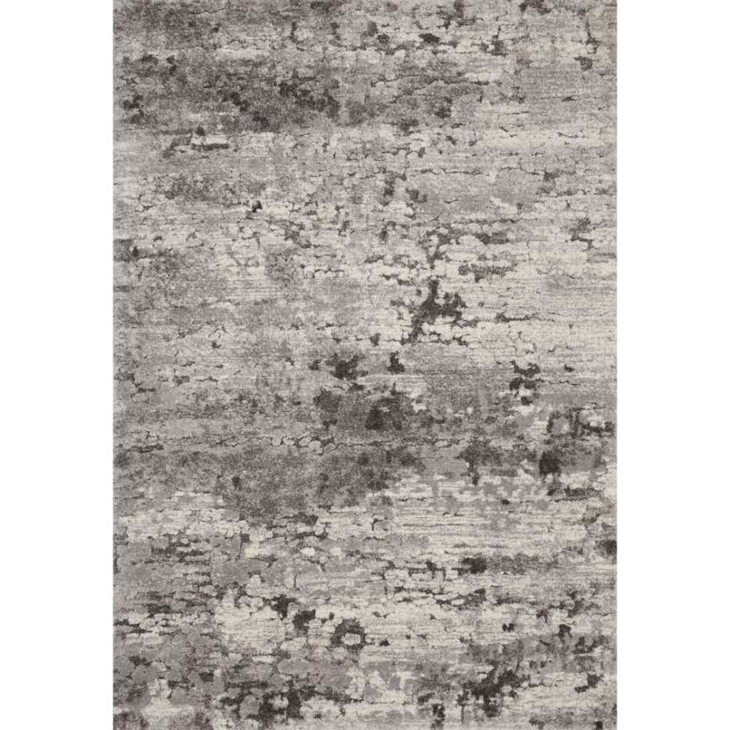 Loloi Theory Collection Charcoal / Grey Rug THY-08 Charcoal / Grey / 18" x 18" Sample