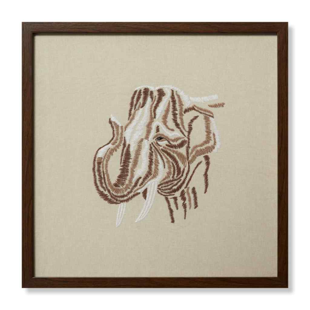 Loloi Tisk Tusk Collection Beige / Ivory Wall Art TISKX Beige / Ivory / 2' x 2' Wall Art