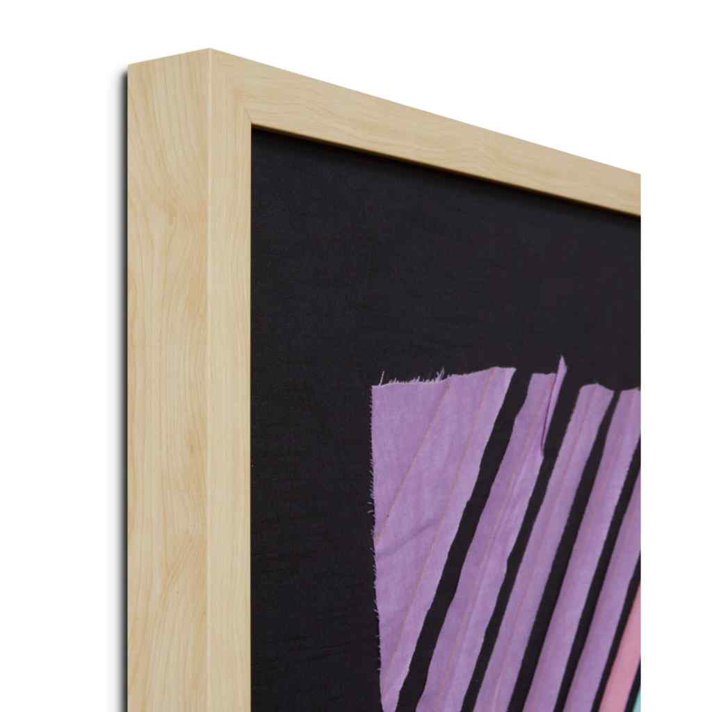 Loloi Unbiased Tape Collection Black / Multi Wall Art UNBIA Black / Multi / 3'-4" x 3'-4" Wall Art