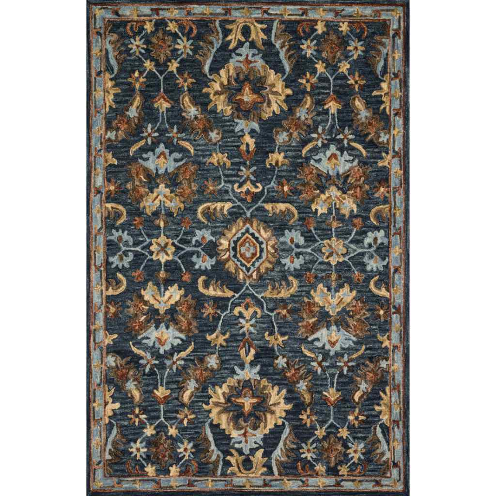Loloi Victoria Collection Denim / Multi Rug VK-14 Denim / Multi / 9'-3" x 13'
