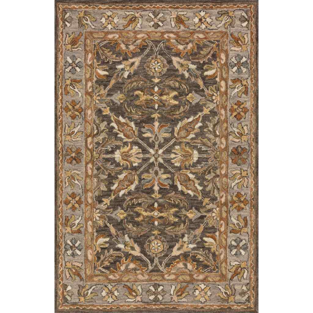 Loloi Victoria Collection Dk Taupe / Grey Rug VK-06 Dk Taupe / Grey / 9'-3" x 13'