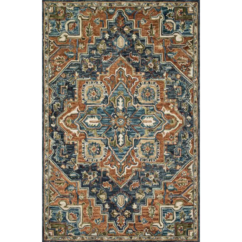 Loloi Victoria Collection Rust / Multi Rug VK-16 Rust / Multi / 9'-3" x 13'