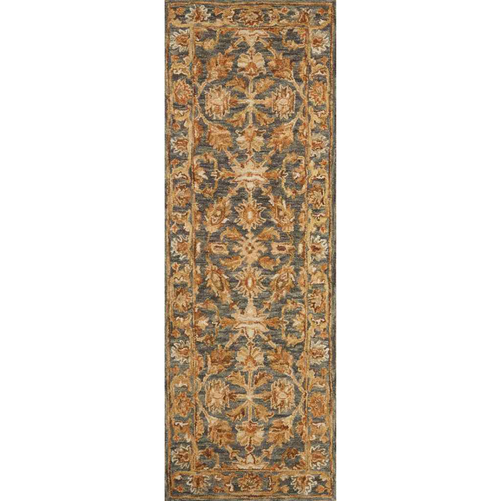 Loloi Victoria Collection Slate / Slate Rug VK-05 Slate / Slate / 2'-6" x 7'-6"