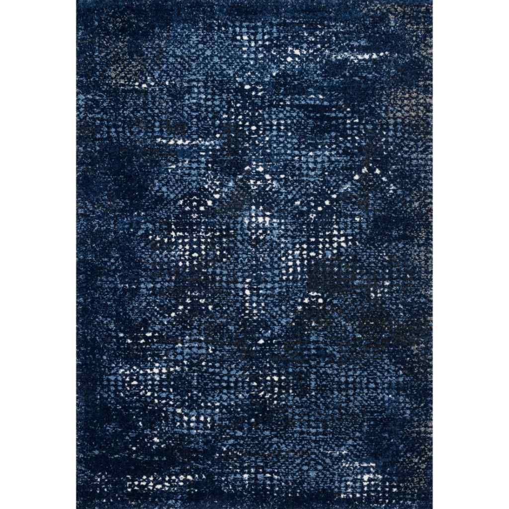 Loloi Viera Collection Dark Blue / Light Blue Rug VR-08 Dark Blue / Light Blue / 18" x 18" Sample