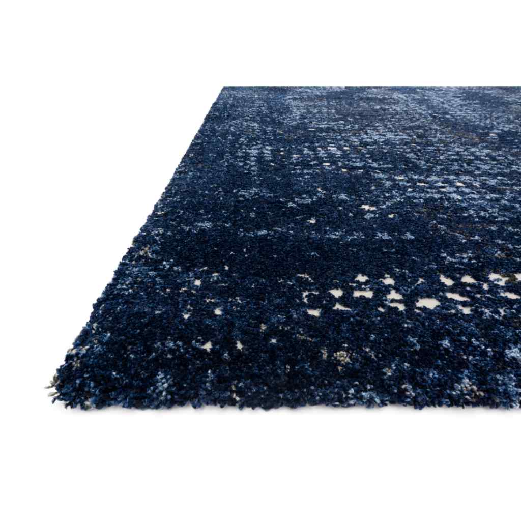 Loloi Viera Collection Dark Blue / Light Blue Rug VR-08 Dark Blue / Light Blue / 18" x 18" Sample