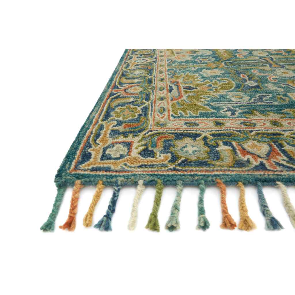 Loloi Zharah Collection Blue / Navy Rug ZR-12 Blue / Navy / 18" x 18" Sample