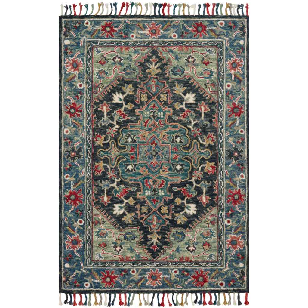 Loloi Zharah Collection Navy / Blue Rug ZR-05 Navy / Blue / 9'-3" x 13'