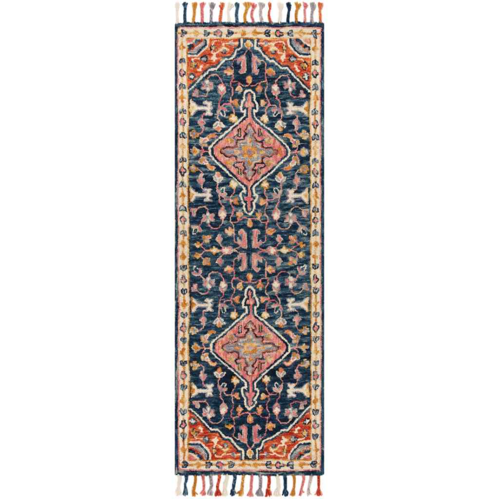 Loloi Zharah Collection Navy / Multi Rug ZR-01 Navy / Multi / 2'-6" x 7'-6"