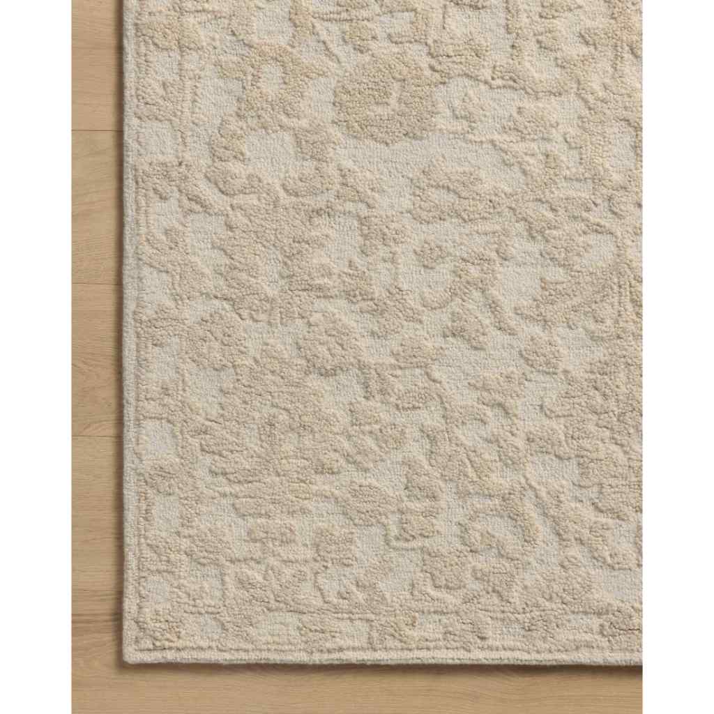 Loloi Prudence Collection Cream / Ivory Rug PRU-01 Cream / Ivory / 18" x 18" Sample