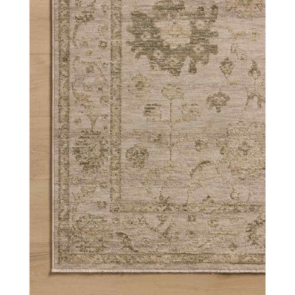 Loloi Willa Collection Dove / Forest Rug WIA-09 Dove / Forest / 18" x 18" Sample