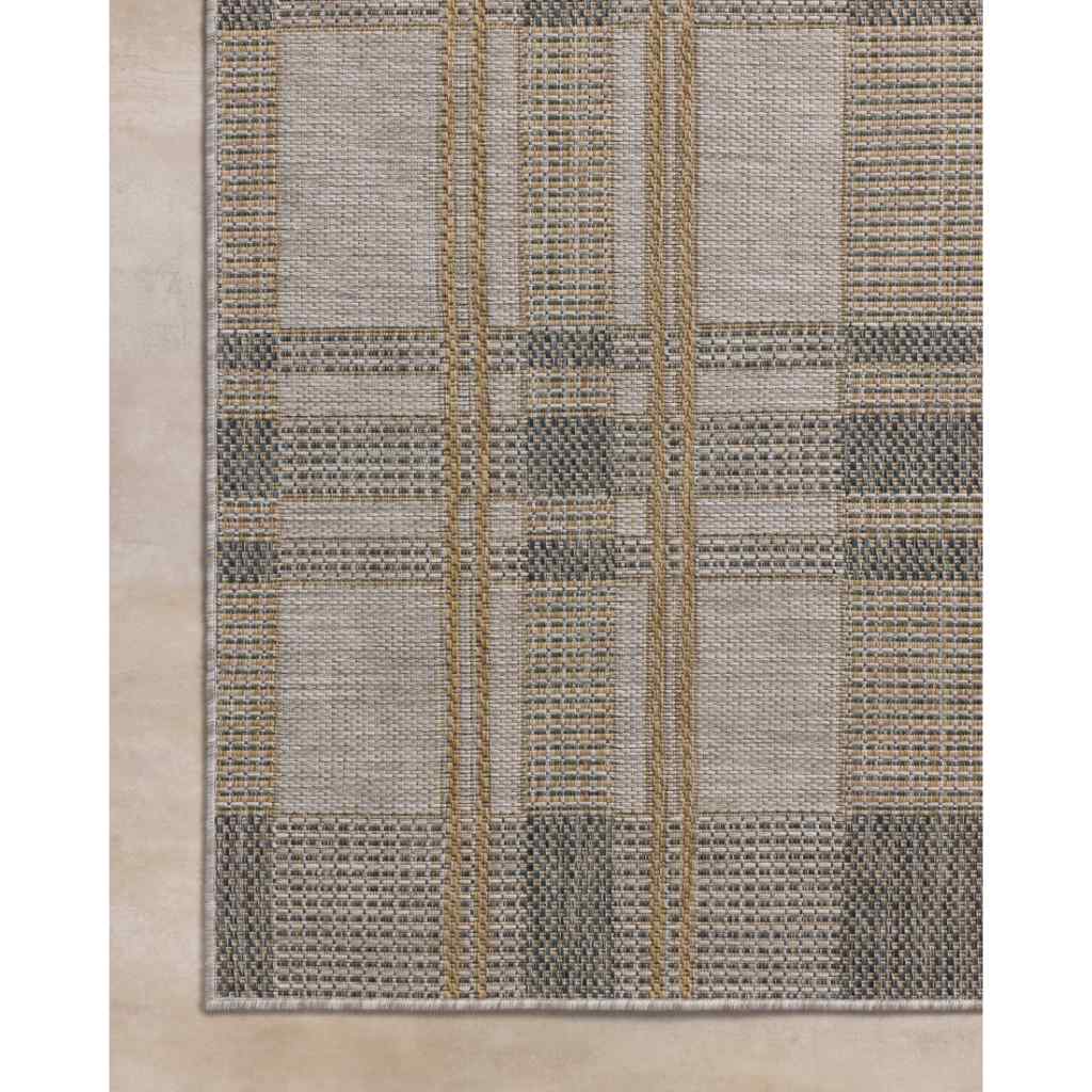 Loloi II Birch Collection Bone / Gold Rug BIR-05 Bone / Gold / 18" x 18" Sample
