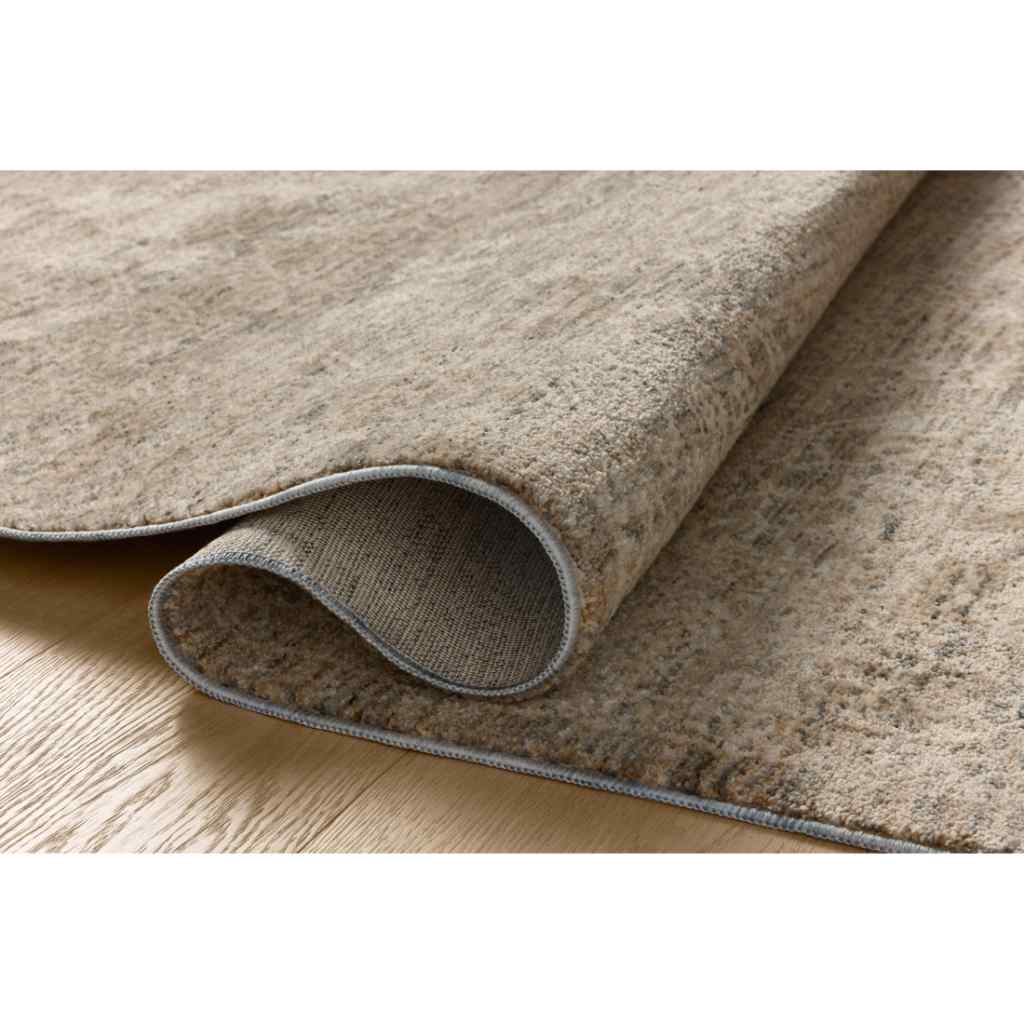 Loloi II Newman Collection Slate / Natural Rug NEW-01 Slate / Natural / 18" x 18" Sample